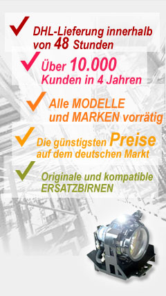 Anbieter f�r Beamerlampen und Beamerzubeh�r